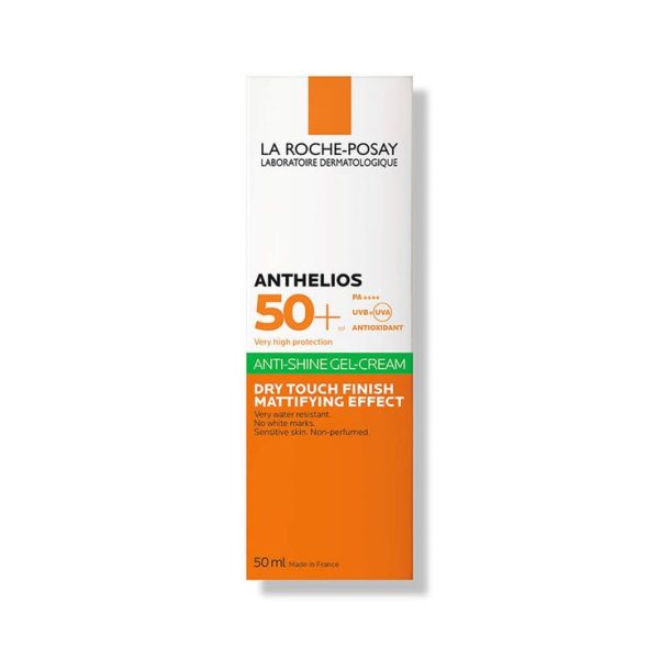 لاروش پوزای آنتلیوس ژل کرم ضد براقی SPF 50+ -مختلط تا چرب و حساس