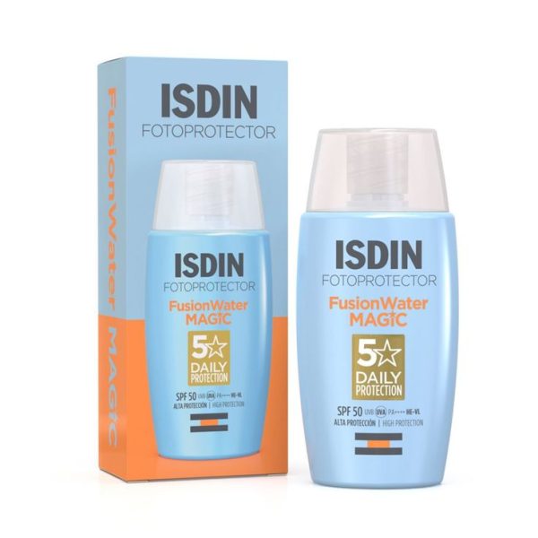 فوتوپروتکتور ایزیدین فیوژن واتر مجیک SPF 50 مناسب برای انواع پوست