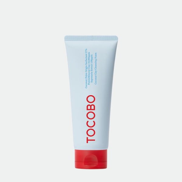 فوم پاک‌کننده صورت توکوبو با خاک رس و عصاره نارگیل (Tocobo Coconut Clay Cleansing Foam – 150 ml) – مناسب پوست‌های چرب، مختلط و حساس
