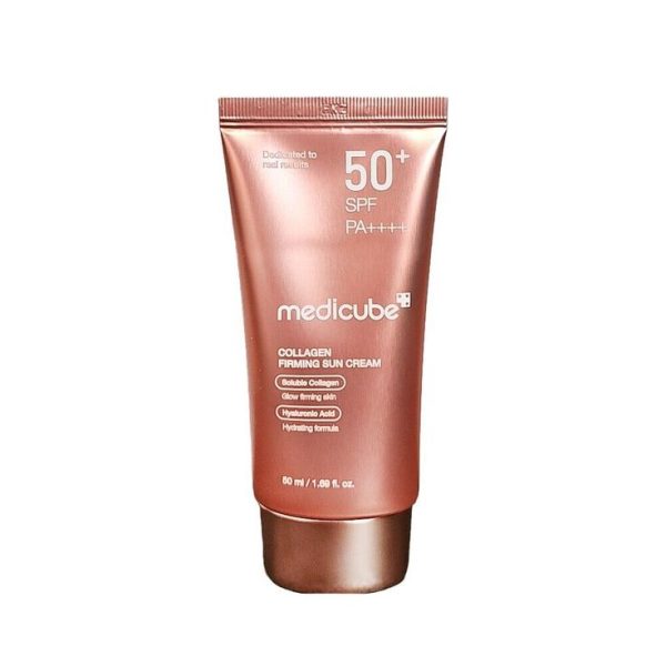 کرم ضدآفتاب سفت‌کننده و حاوی کلاژن مدیکیو Medicube Collagen Firming Sun Cream SPF 50+ PA++++ – مناسب انواع پوست برای محافظت روزانه